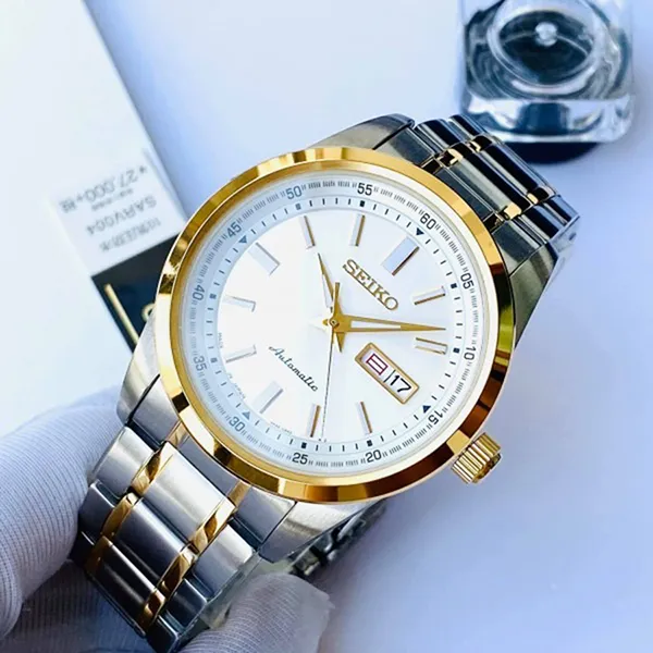 Đồng Hồ Nam Seiko SARV004 Màu Bạc Vàng - Đồng hồ - Vua Hàng Hiệu