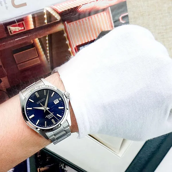 Đồng Hồ Nam Seiko Spirit SZSB013 Màu Xanh Bạc