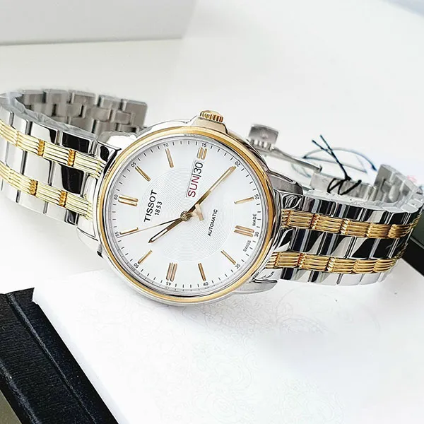 Đồng Hồ Nam Tissot Automatic T-Classic III White Dial T065.430.22.031.00 Màu Bạc Trắng