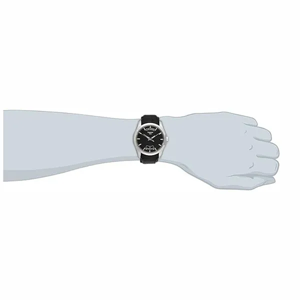 Đồng Hồ Nam Tissot Couturier Men's Black Automatic Leather Watch T0354071605100 Màu Đen - Đồng hồ - Vua Hàng Hiệu
