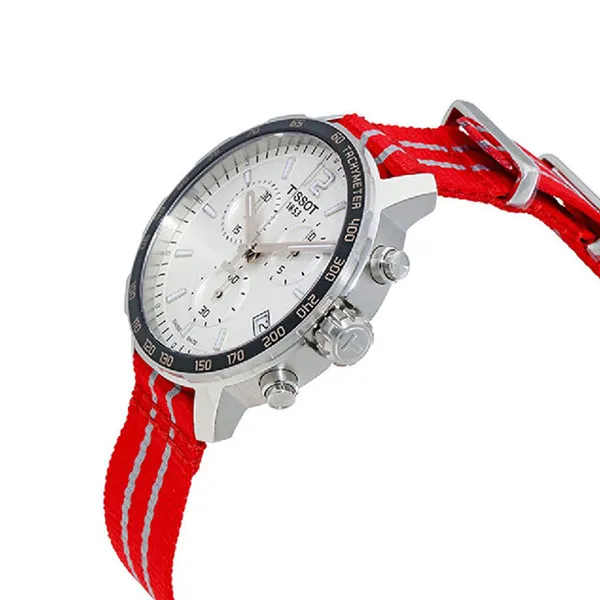 Đồng Hồ Nam Tissot Quickster Houston Rockets Special Edition Chronograph T0954171703712 Màu Đỏ Trắng