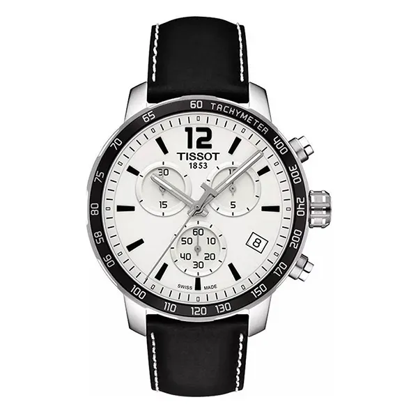 Đồng Hồ Nam Tissot Quickster T095.417.16.037.00 Watch Màu Đen Trắng - Đồng hồ - Vua Hàng Hiệu