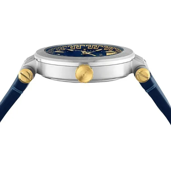Đồng Hồ Nam Versace Aion Quartz VE2F00221 Watch 44mm Màu Xanh