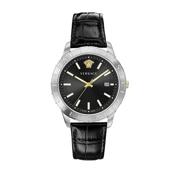 Đồng Hồ Nam Versace Univers Quartz VE2C00221 Watch 43mm Màu Đen Bạc