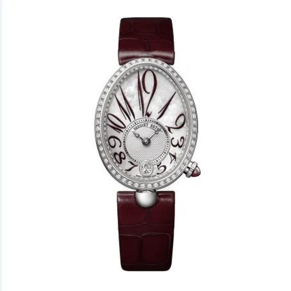 Đồng Hồ Nữ Breguet Automatic Ladies 8918BB/5P/964/D00D3L Màu Đỏ Bạc