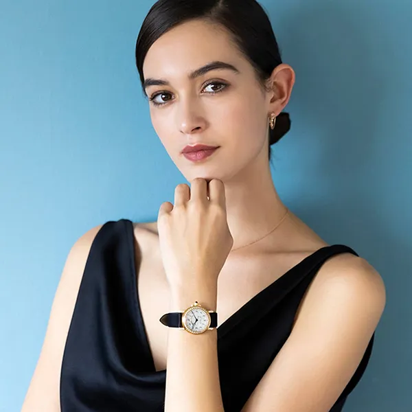 Đồng Hồ Nữ Breguet Marine Automatic 30mm Ladies 8818BA/59/864.DD0D Màu Đen Vàng - Đồng hồ - Vua Hàng Hiệu