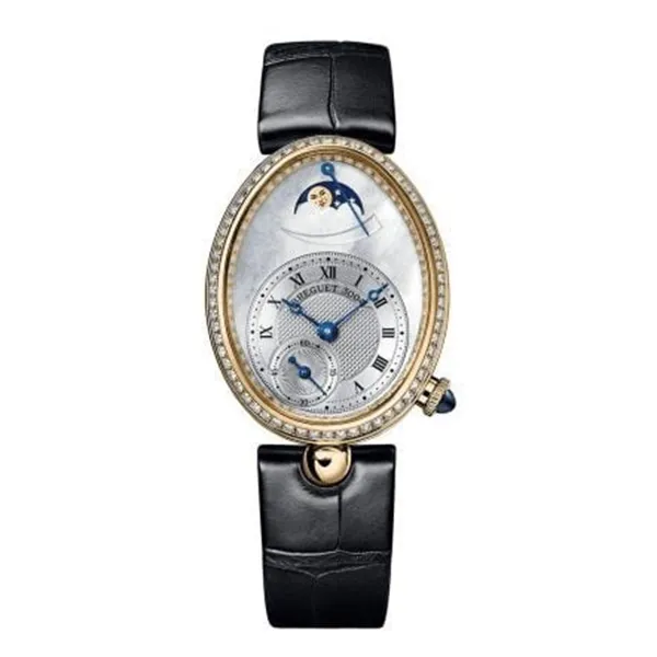 Đồng Hồ Nữ Breguet Power Reserve Ladies 8908BA/52/964/D00D3L Màu Đen Vàng