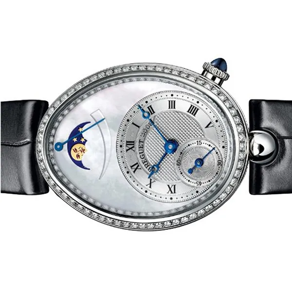 Đồng Hồ Nữ Breguet Power Reserve Ladies 8908BB/52/964/D00D3L Màu Đen Bạc