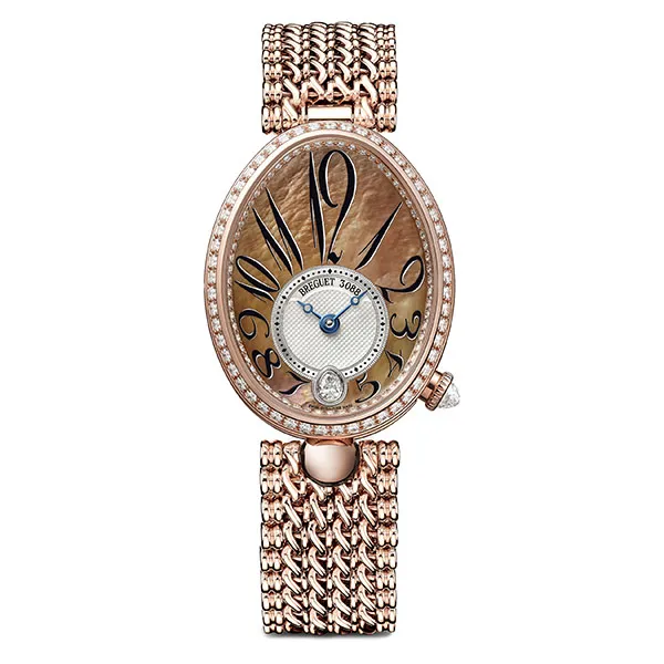 Đồng Hồ Nữ Breguet Reine De Naples Automatic Ladies 8918BR/5T/J20/D000 Màu Vàng Hồng