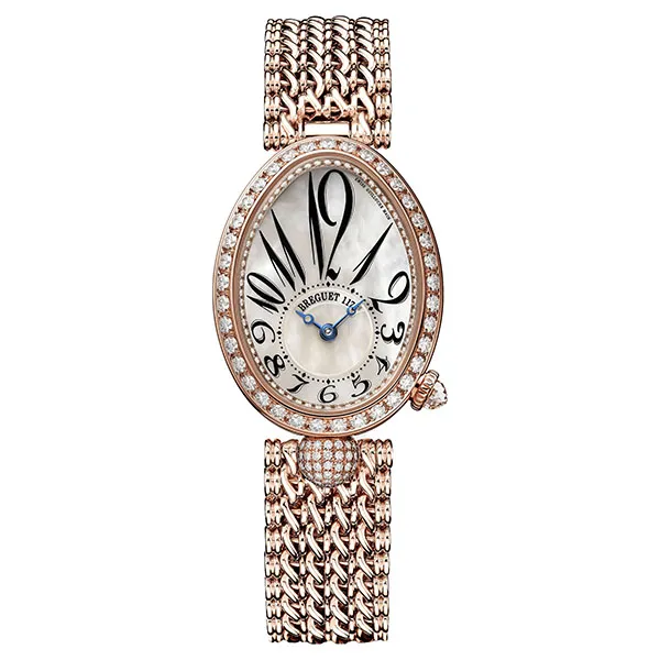 Đồng Hồ Nữ Breguet Reine De Naples Automatic Mini Ladies 8928BR/5W/J20 DD00 Màu Vàng Hồng