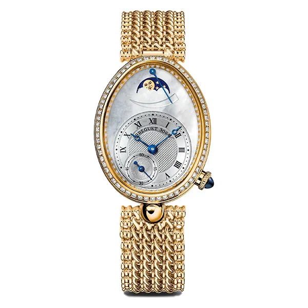 Đồng Hồ Nữ Breguet Reine De Naples Power Reserve Ladies 8908BA/52/J20/D000 Màu Vàng Gold