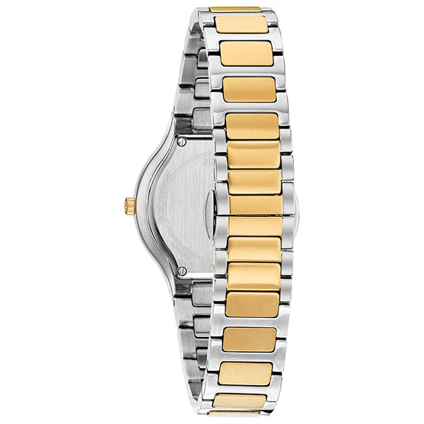Đồng Hồ Nữ Bulova Quartz 98R273 Màu Xanh Bạc