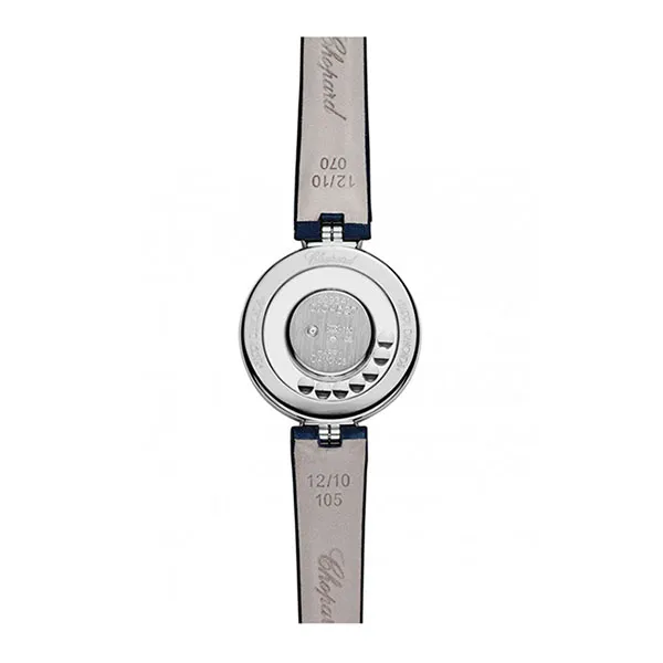 Đồng Hồ Nữ Chopard 209341-1001 Happy Diamonds 18K 29.40mm Màu Xanh Trắng