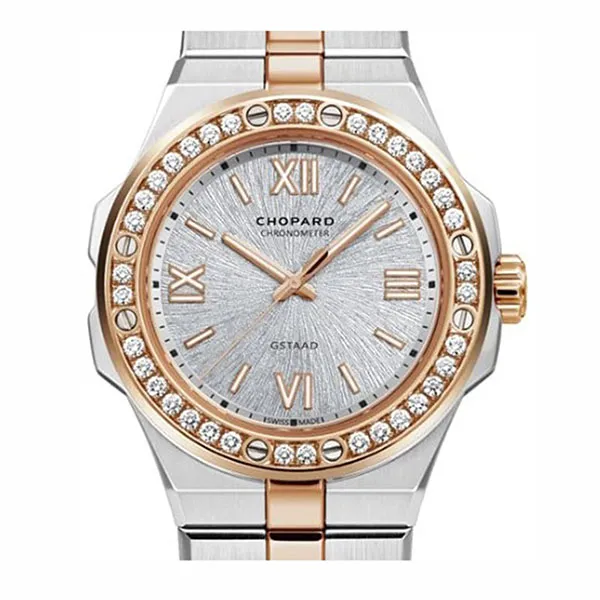 Đồng Hồ Nữ Chopard Alpine Eagle Small 36mm 298601-6004 Màu Demi (Vàng Hồng – Bạc)