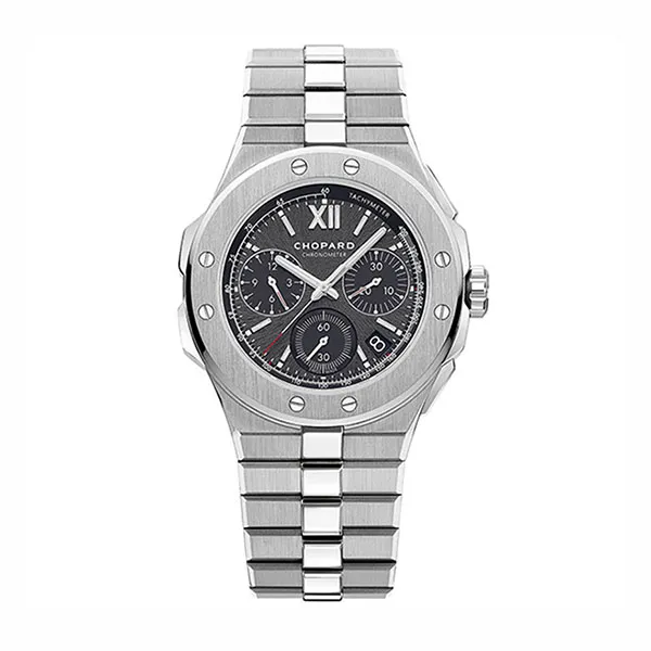 Đồng Hồ Nữ Chopard Alpine Eagle Xl Chrono 298609-3002 Màu Bạc Đen