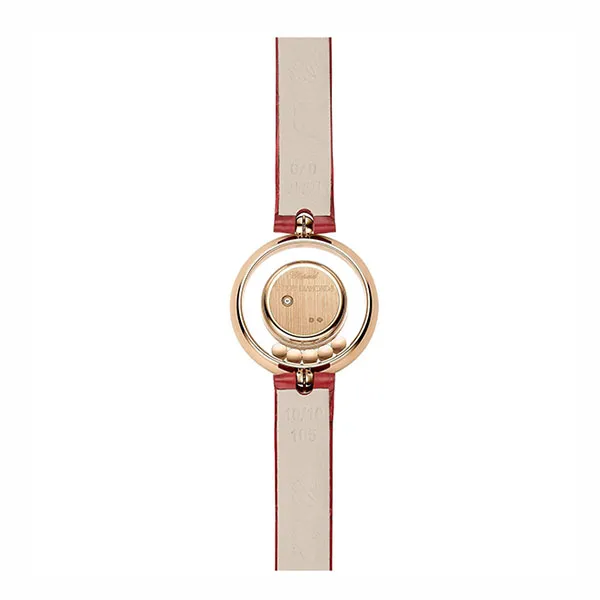 Đồng Hồ Nữ Chopard Happy Diamonds 203957-5210 Icons 26mm Màu Đỏ / Vàng Hồng