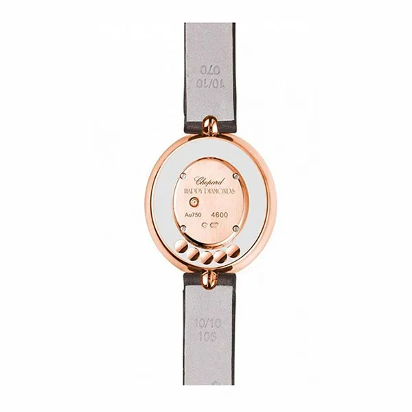 Đồng Hồ Nữ Chopard Happy Diamonds 204292-5201 Icons Watch Màu Nâu / Vàng Hồng