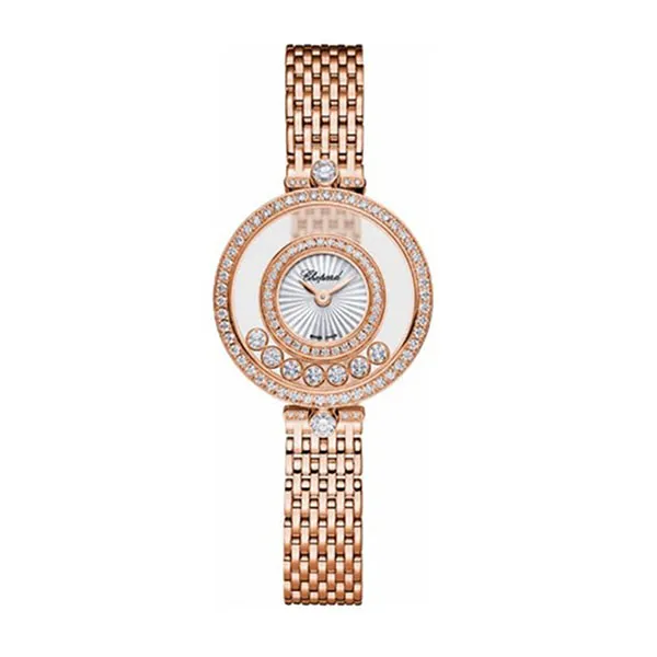 Đồng Hồ Nữ Chopard Happy Diamonds 209408-5001 Icons 28.5mm Màu Vàng Hồng