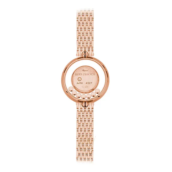 Đồng Hồ Nữ Chopard Happy Diamonds 209408-5001 Icons 28.5mm Màu Vàng Hồng