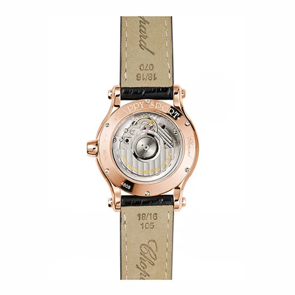 Đồng Hồ Nữ Chopard Happy Sport 274808-5003 Diamonds 36mm Màu Đen Trắng - Đồng hồ - Vua Hàng Hiệu