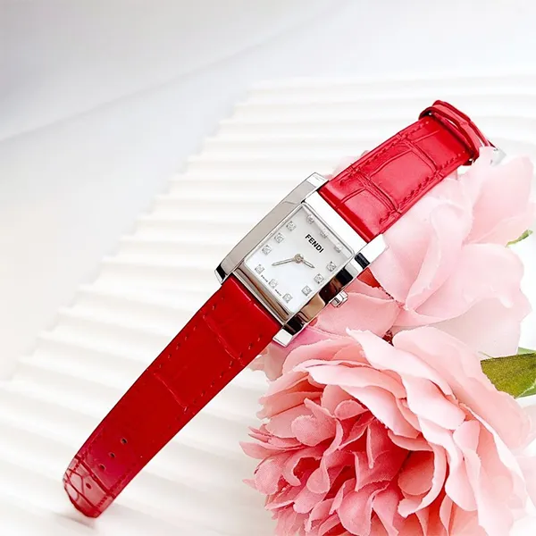 Đồng Hồ Nữ Fendi Classico 7000L Màu Đỏ Bạc - Đồng hồ - Vua Hàng Hiệu