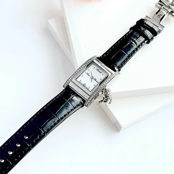 Đồng Hồ Nữ Fendi Diamond Lady Watch Màu Đen Bạc - Đồng hồ - Vua Hàng Hiệu