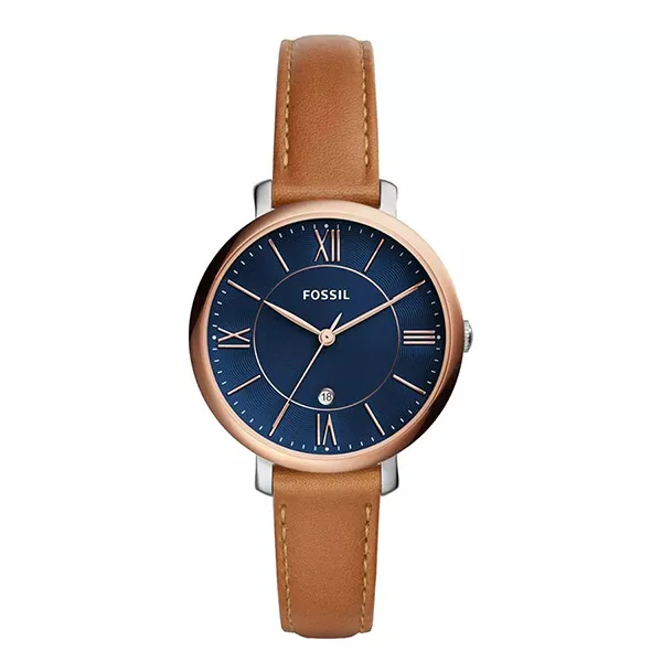 Đồng Hồ Nữ Fossil Jacqueline Luggage Watch ES4274 Màu Xanh Nâu