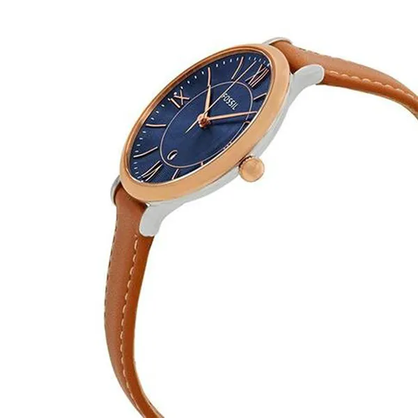 Đồng Hồ Nữ Fossil Jacqueline Luggage Watch ES4274 Màu Xanh Nâu