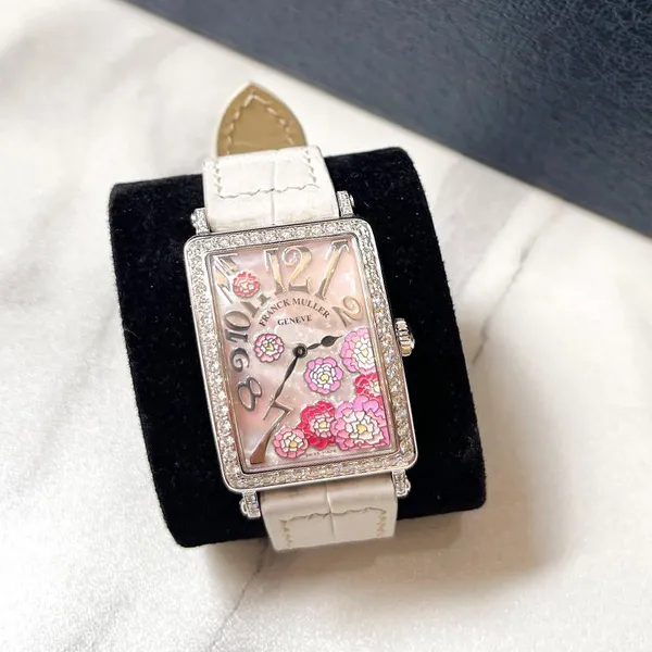 Đồng Hồ Nữ Franck Muller Mặt Hoa 952 Màu Trắng Bạc - Đồng hồ - Vua Hàng Hiệu