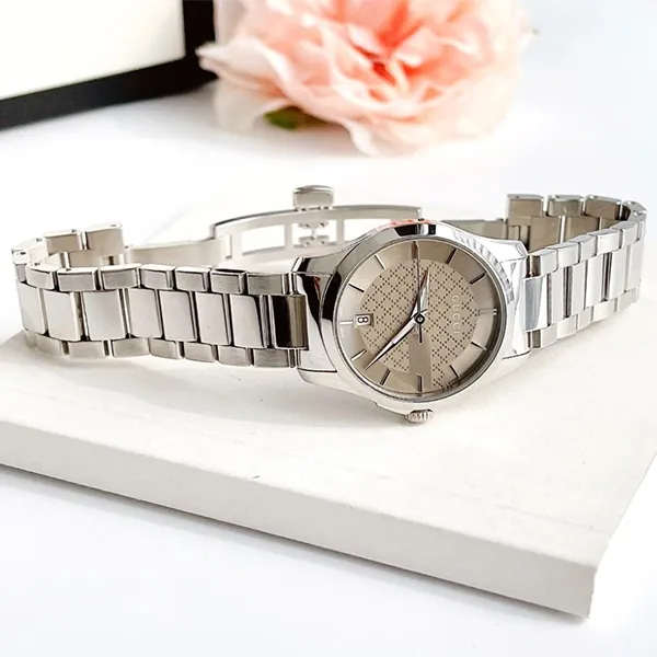 Đồng Hồ Nữ Gucci G-Timeless Case 27mm Màu Bạc - Đồng hồ - Vua Hàng Hiệu