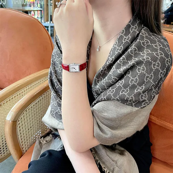 Đồng Hồ Nữ Longines Dolce Vita Red Leather Diamond Watch L5.258.4.87.5 Màu Đỏ Bạc - Đồng hồ - Vua Hàng Hiệu