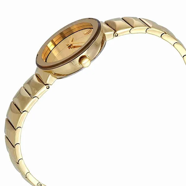 Đồng Hồ Nữ Movado Quartz 0607214 Sapphire Yellow Gold-Plated Mirror Dial Màu Vàng - Đồng hồ - Vua Hàng Hiệu