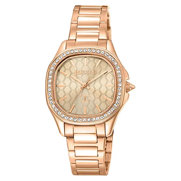 Đồng Hồ Nữ Roberto Cavalli Quartz JC1L263M0075 Màu Vàng Hồng
