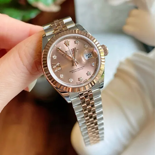 Đồng Hồ Nữ Rolex Steel and Everose Gold -Datejust 28mm Fluted Bezel 279171-0027 Màu Bạc/Vàng Hồng - Đồng hồ - Vua Hàng Hiệu