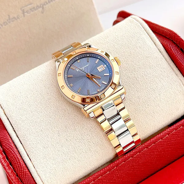 Đồng Hồ Nữ Salvatore Ferragamo 1898 Diamond Phối Màu