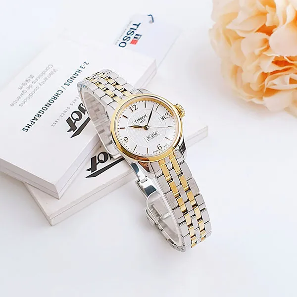 Đồng Hồ Nữ Tissot Automatic Le Locle T41218334 Màu Vàng Bạc - Đồng hồ - Vua Hàng Hiệu
