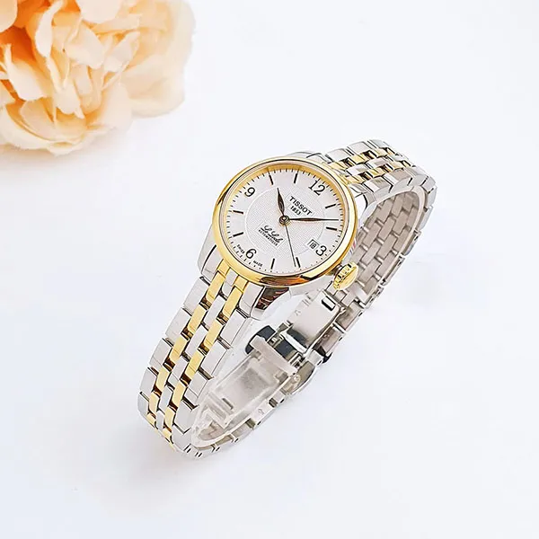 Đồng Hồ Nữ Tissot Automatic Le Locle T41218334 Màu Vàng Bạc - Đồng hồ - Vua Hàng Hiệu