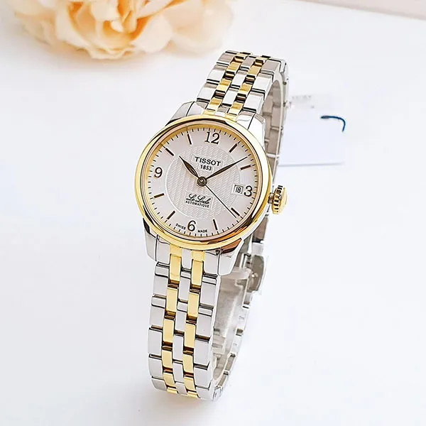 Đồng Hồ Nữ Tissot Automatic Le Locle T41218334 Màu Vàng Bạc - Đồng hồ - Vua Hàng Hiệu