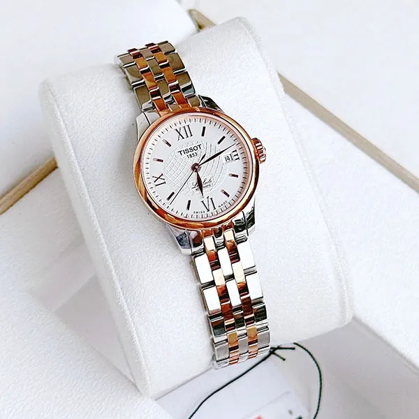 Đồng Hồ Nữ Tissot Automatic T41.2.183.33 Le Locle Màu Demi (Vàng Hồng - Bạc)
