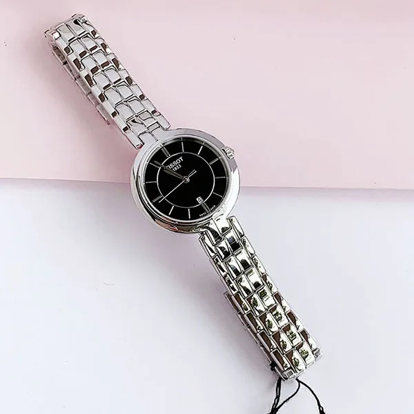 Đồng Hồ Nữ Tissot Flamingo T094.210.11.051.00 Màu Bạc Đen - Đồng hồ - Vua Hàng Hiệu