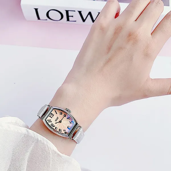 Đồng Hồ Nữ Tissot Heritage Porto Small Lady T128.109.16.282.00 Màu Cam