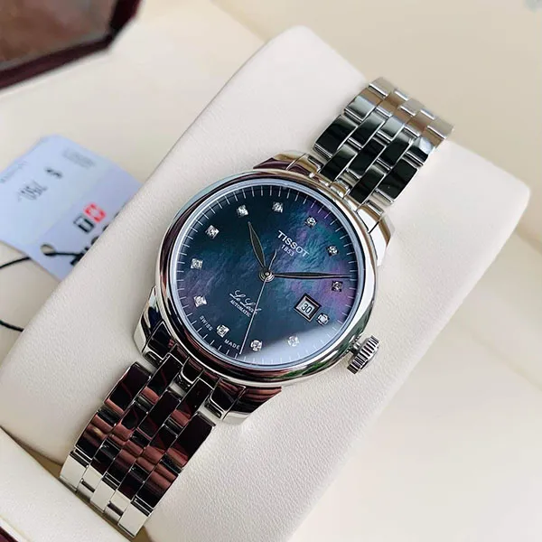 Đồng Hồ Nữ Tissot Le Locle Diamond T0062071112600 Màu Bạc Đen - Đồng hồ - Vua Hàng Hiệu