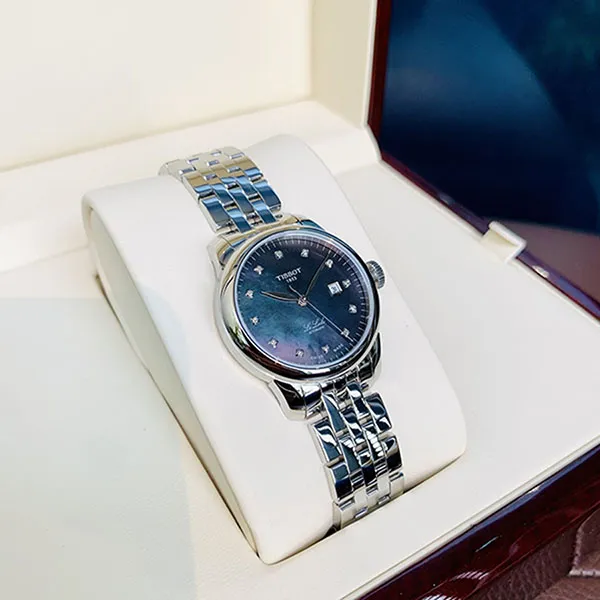 Đồng Hồ Nữ Tissot Le Locle Diamond T0062071112600 Màu Bạc Đen - Đồng hồ - Vua Hàng Hiệu