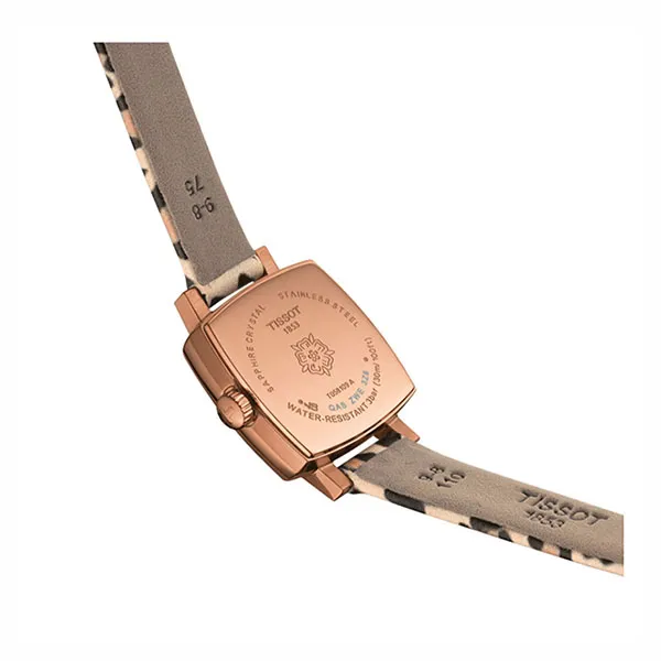 Đồng Hồ Nữ Tissot Lovely Diamond Animal Print Two Tone Leather Strap T0581093703600 Màu Be Bạc - Đồng hồ - Vua Hàng Hiệu
