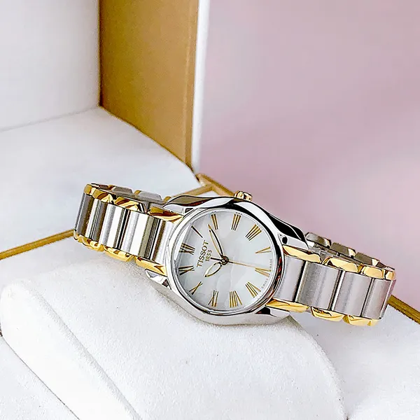 Đồng Hồ Nữ Tissot T-Wave Women's Watch T0232102211300 Màu Vàng Bạc