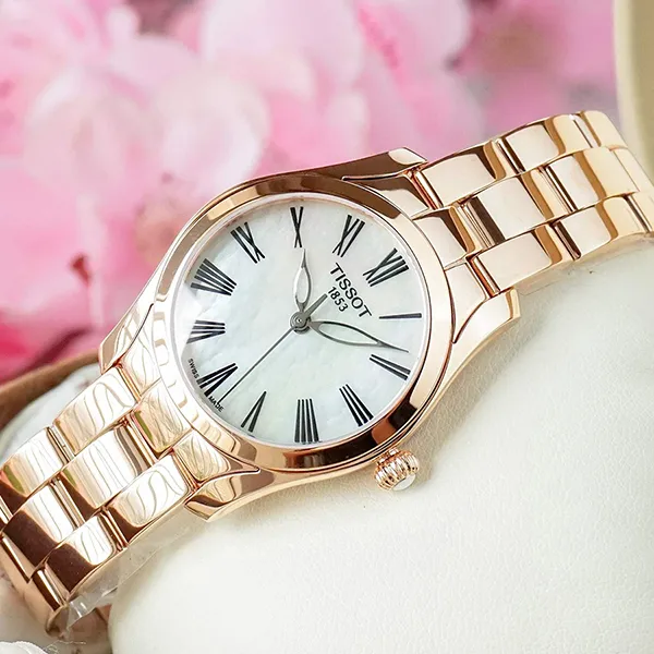 Đồng Hồ Nữ Tissot T-wave T112.210.33.113.00 (T1122103311300) Màu Vàng Hồng