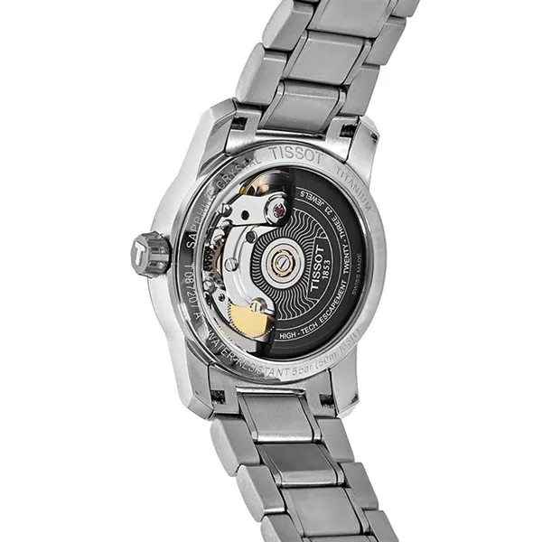 Đồng Hồ Nữ Tissot Titanium Automatic Silver Dial Steel T087.207.44.037.00 Màu Trắng Bạc - Đồng hồ - Vua Hàng Hiệu
