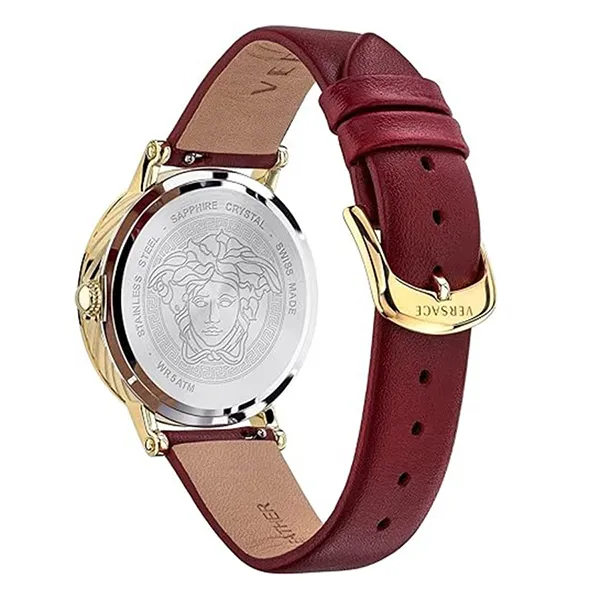 Đồng Hồ Nữ Versace Medusa Chain Watch 37mm VELV00320 Màu Đỏ Mận - Đồng hồ - Vua Hàng Hiệu