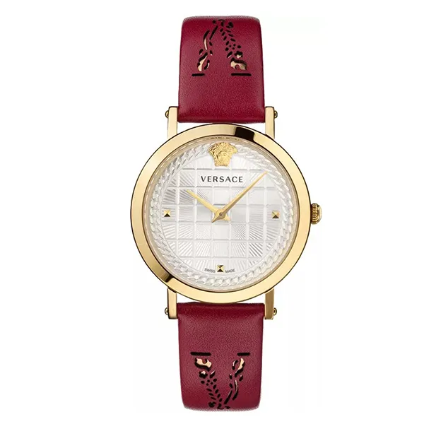 Đồng Hồ Nữ Versace Medusa Chain Watch 37mm VELV00320 Màu Đỏ Mận - Đồng hồ - Vua Hàng Hiệu