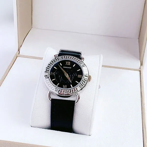 Đồng Hồ Nữ Versace Medusa Quartz Black Dial Ladies Watch VEPU00921 Màu Đen - Đồng hồ - Vua Hàng Hiệu
